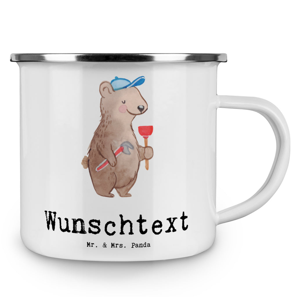 Personalisierte Emaille Tasse Klempner mit Herz Emaille Tasse personalisiert, Emaille Tasse mit Namen, Campingtasse personalisiert, Namenstasse, Campingtasse bedrucken, Campinggeschirr personalsisert, Beruf, Ausbildung, Jubiläum, Abschied, Rente, Kollege, Kollegin, Geschenk, Schenken, Arbeitskollege, Mitarbeiter, Firma, Danke, Dankeschön, Klempner, Handwerker, Installateur, Meister, Gesellenprüfung, Fachbetrieb, Bauklempner, Sanitärinstallationen