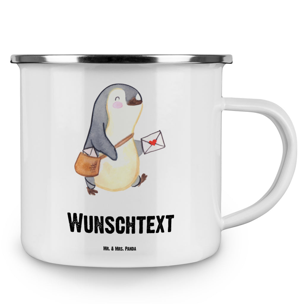 Personalisierte Emaille Tasse Postbote mit Herz Emaille Tasse personalisiert, Emaille Tasse mit Namen, Campingtasse personalisiert, Namenstasse, Campingtasse bedrucken, Campinggeschirr personalsisert, Beruf, Ausbildung, Jubiläum, Abschied, Rente, Kollege, Kollegin, Geschenk, Schenken, Arbeitskollege, Mitarbeiter, Firma, Danke, Dankeschön, Postbote, Briefzusteller, Briefträger, Postler