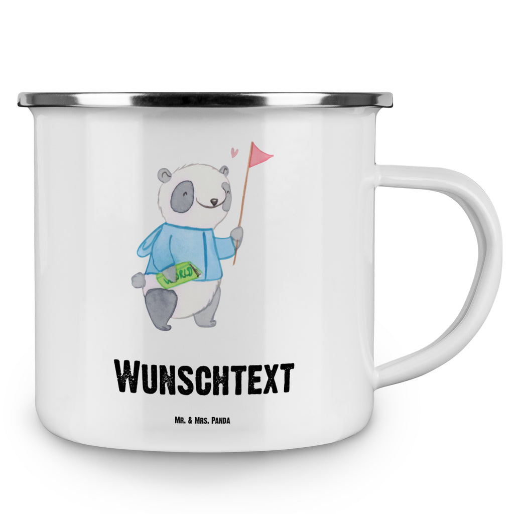 Personalisierte Emaille Tasse Reiseleiter mit Herz Emaille Tasse personalisiert, Emaille Tasse mit Namen, Campingtasse personalisiert, Namenstasse, Campingtasse bedrucken, Campinggeschirr personalsisert, Beruf, Ausbildung, Jubiläum, Abschied, Rente, Kollege, Kollegin, Geschenk, Schenken, Arbeitskollege, Mitarbeiter, Firma, Danke, Dankeschön