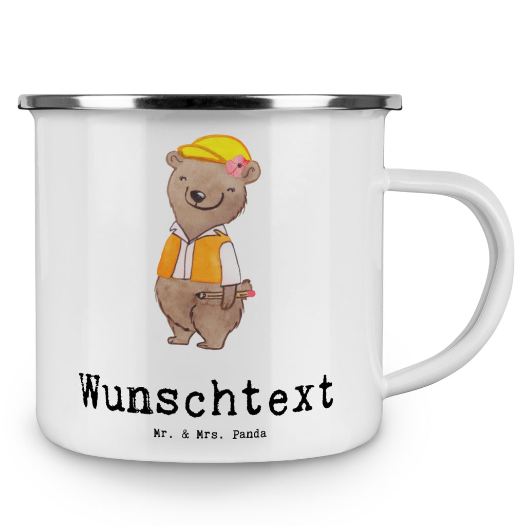 Personalisierte Emaille Tasse Bauingenieurin mit Herz Emaille Tasse personalisiert, Emaille Tasse mit Namen, Campingtasse personalisiert, Namenstasse, Campingtasse bedrucken, Campinggeschirr personalsisert, Beruf, Ausbildung, Jubiläum, Abschied, Rente, Kollege, Kollegin, Geschenk, Schenken, Arbeitskollege, Mitarbeiter, Firma, Danke, Dankeschön, Bauingenieurin, Statikerin, Ingeniuerin, Baustelle, Studium
