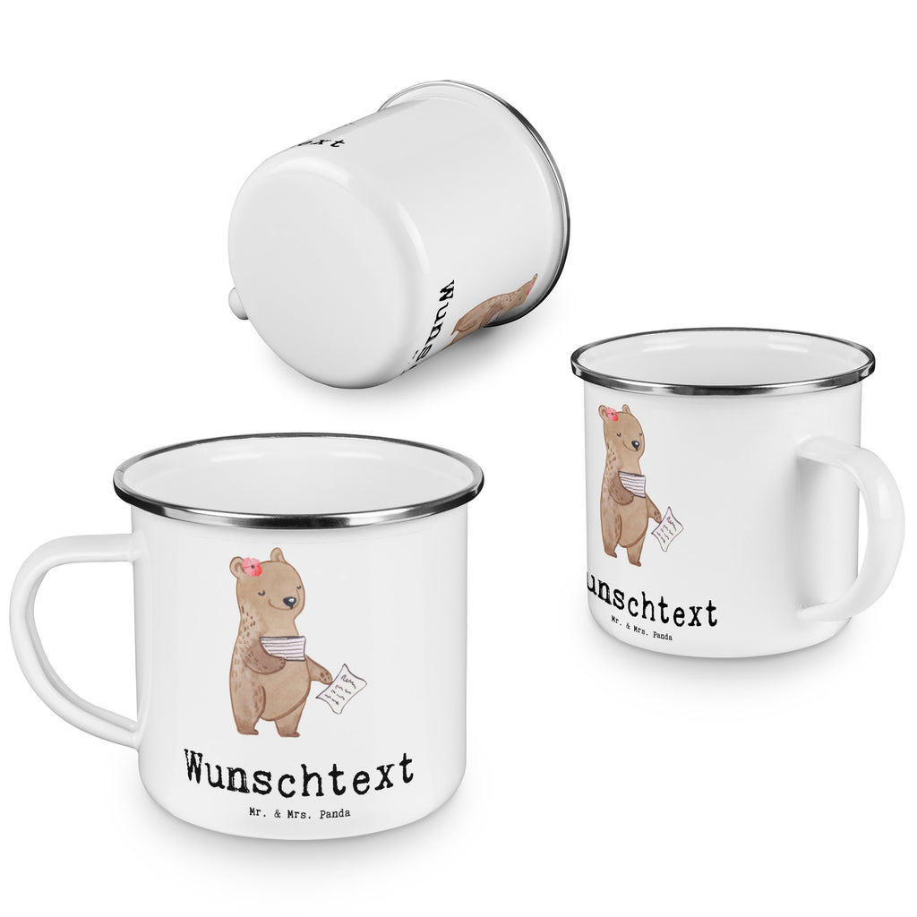 Personalisierte Emaille Tasse Buchhalterin mit Herz Emaille Tasse personalisiert, Emaille Tasse mit Namen, Campingtasse personalisiert, Namenstasse, Campingtasse bedrucken, Campinggeschirr personalsisert, Beruf, Ausbildung, Jubiläum, Abschied, Rente, Kollege, Kollegin, Geschenk, Schenken, Arbeitskollege, Mitarbeiter, Firma, Danke, Dankeschön, Buchhalter, in Bürojob, Backoffice Mitarbeiterin, Angestellte