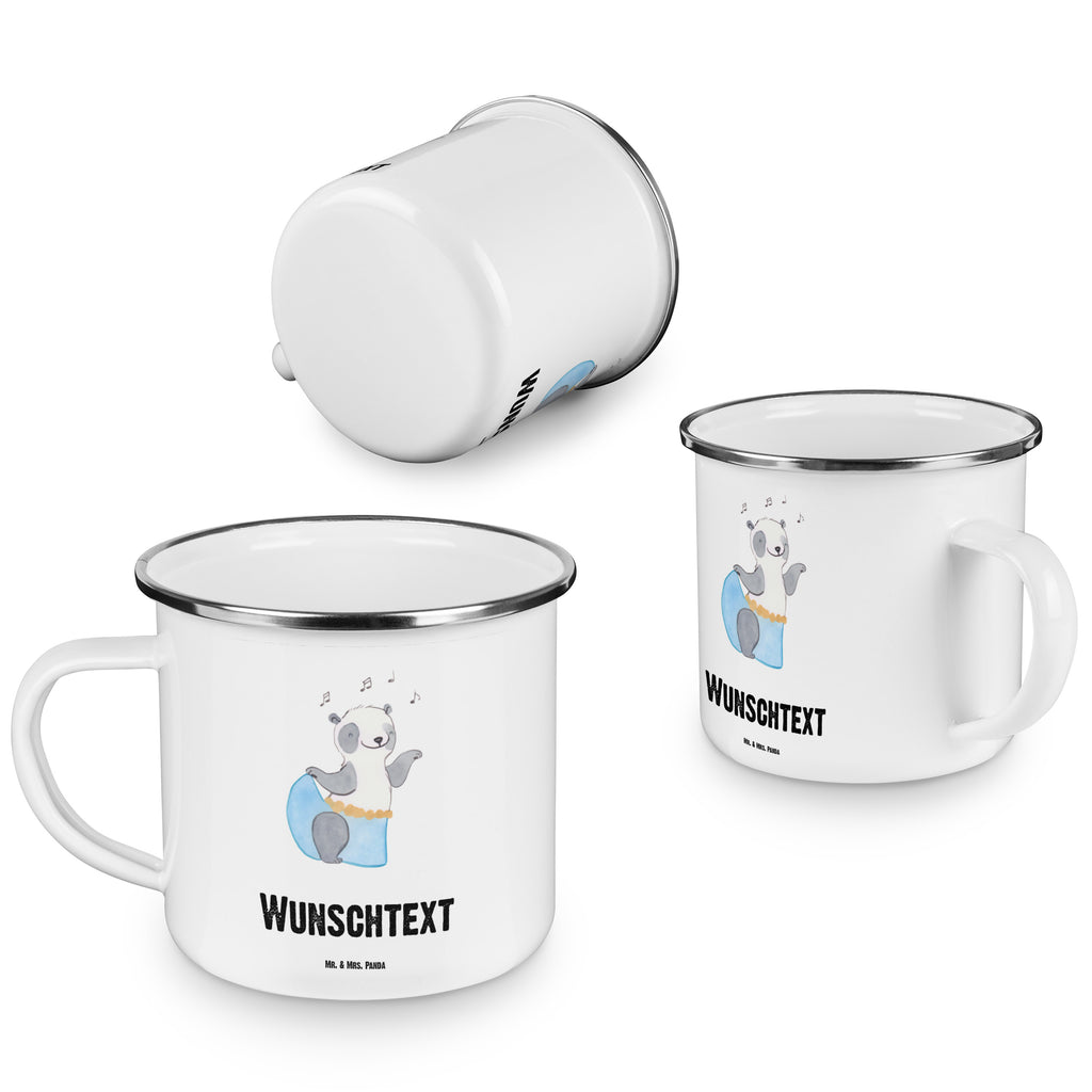 Personalisierte Emaille Tasse Panda Bauchtanz Tage Emaille Tasse personalisiert, Emaille Tasse mit Namen, Campingtasse personalisiert, Namenstasse, Campingtasse bedrucken, Campinggeschirr personalsisert, Geschenk, Sport, Sportart, Hobby, Schenken, Danke, Dankeschön, Auszeichnung, Gewinn, Sportler, Bauchtanz, orientalischer Tanz, Tanzen