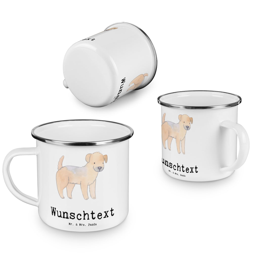 Personalisierte Emaille Tasse Border Terrier Lebensretter Emaille Tasse personalisiert, Emaille Tasse mit Namen, Campingtasse personalisiert, Namenstasse, Campingtasse bedrucken, Campinggeschirr personalsisert, Hund, Hunderasse, Rassehund, Hundebesitzer, Geschenk, Tierfreund, Schenken, Welpe, Border Terrier