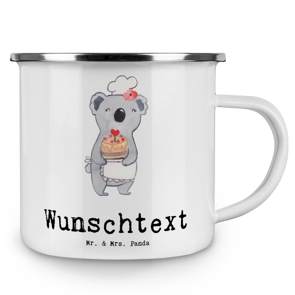 Personalisierte Emaille Tasse Konditorin mit Herz Emaille Tasse personalisiert, Emaille Tasse mit Namen, Campingtasse personalisiert, Namenstasse, Campingtasse bedrucken, Campinggeschirr personalsisert, Beruf, Ausbildung, Jubiläum, Abschied, Rente, Kollege, Kollegin, Geschenk, Schenken, Arbeitskollege, Mitarbeiter, Firma, Danke, Dankeschön, Konditorin, Kuchenbäckerin, Patissierin, Confiseurin, Bäckerin