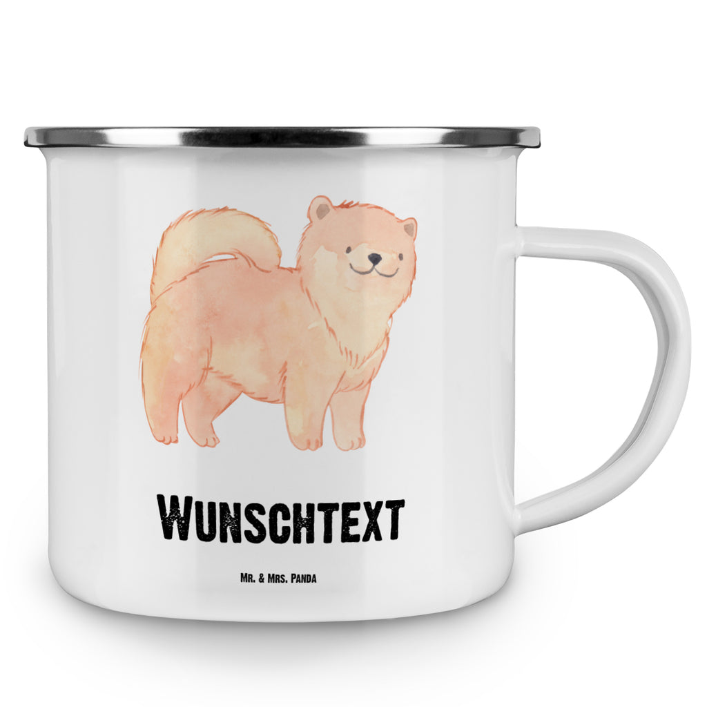 Personalisierte Emaille Tasse Chow-Chow Lebensretter Emaille Tasse personalisiert, Emaille Tasse mit Namen, Campingtasse personalisiert, Namenstasse, Campingtasse bedrucken, Campinggeschirr personalsisert, Hund, Hunderasse, Rassehund, Hundebesitzer, Geschenk, Tierfreund, Schenken, Welpe, Chow-Chow, Asiatischer Spitz