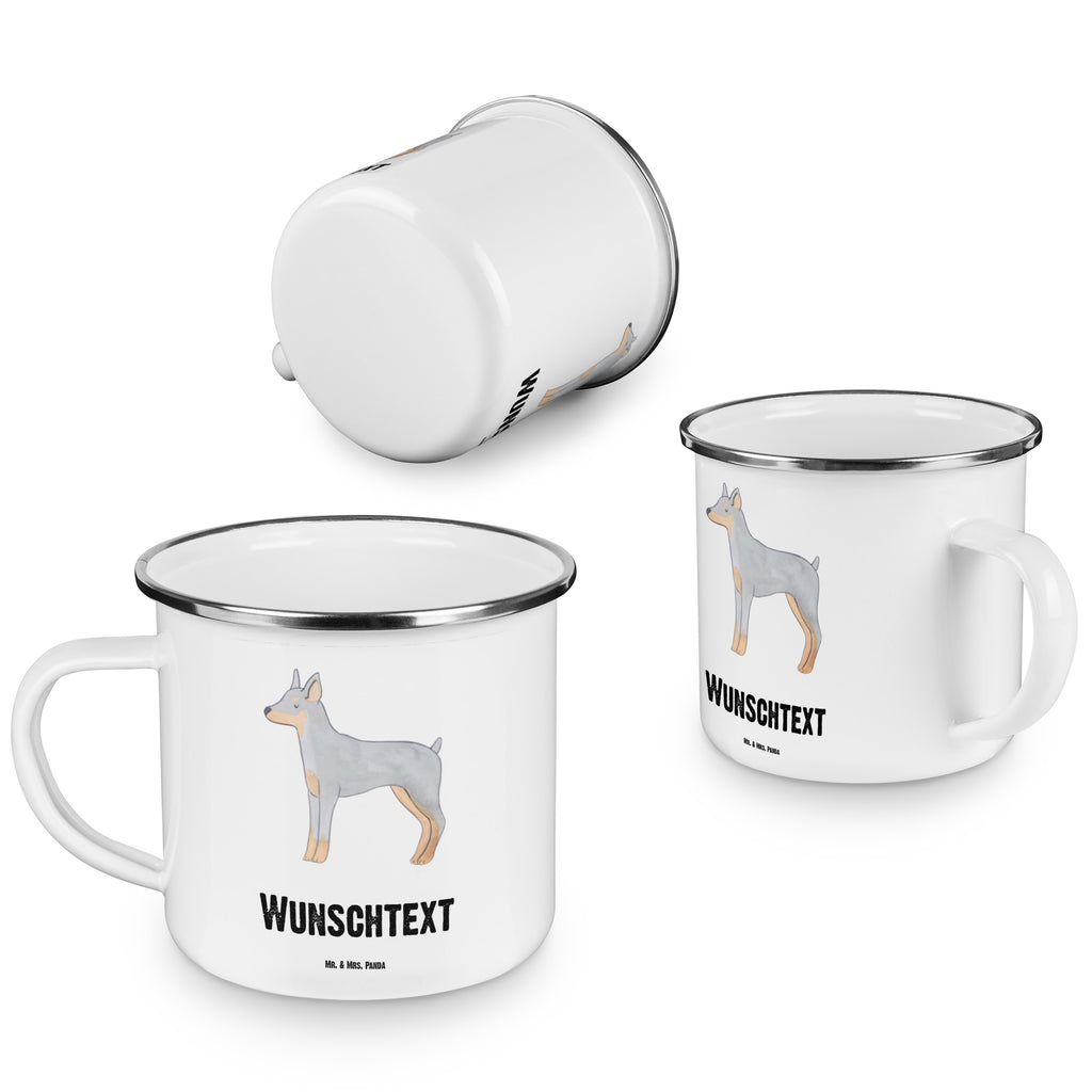 Personalisierte Emaille Tasse Dobermann Pinscher Lebensretter Emaille Tasse personalisiert, Emaille Tasse mit Namen, Campingtasse personalisiert, Namenstasse, Campingtasse bedrucken, Campinggeschirr personalsisert, Hund, Hunderasse, Rassehund, Hundebesitzer, Geschenk, Tierfreund, Schenken, Welpe, Dobermann Pinscher