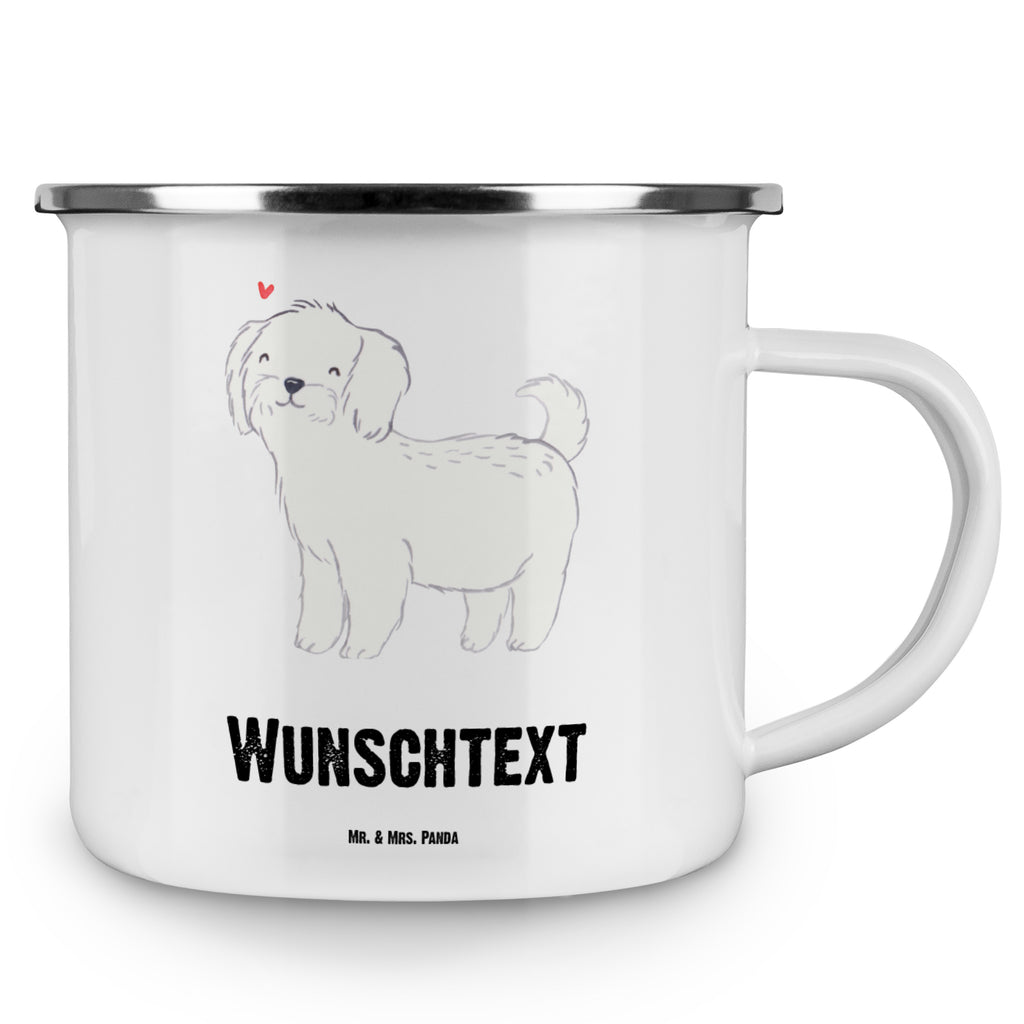 Personalisierte Emaille Tasse Malteser Lebensretter Emaille Tasse personalisiert, Emaille Tasse mit Namen, Campingtasse personalisiert, Namenstasse, Campingtasse bedrucken, Campinggeschirr personalsisert, Hund, Hunderasse, Rassehund, Hundebesitzer, Geschenk, Tierfreund, Schenken, Welpe, Malteser