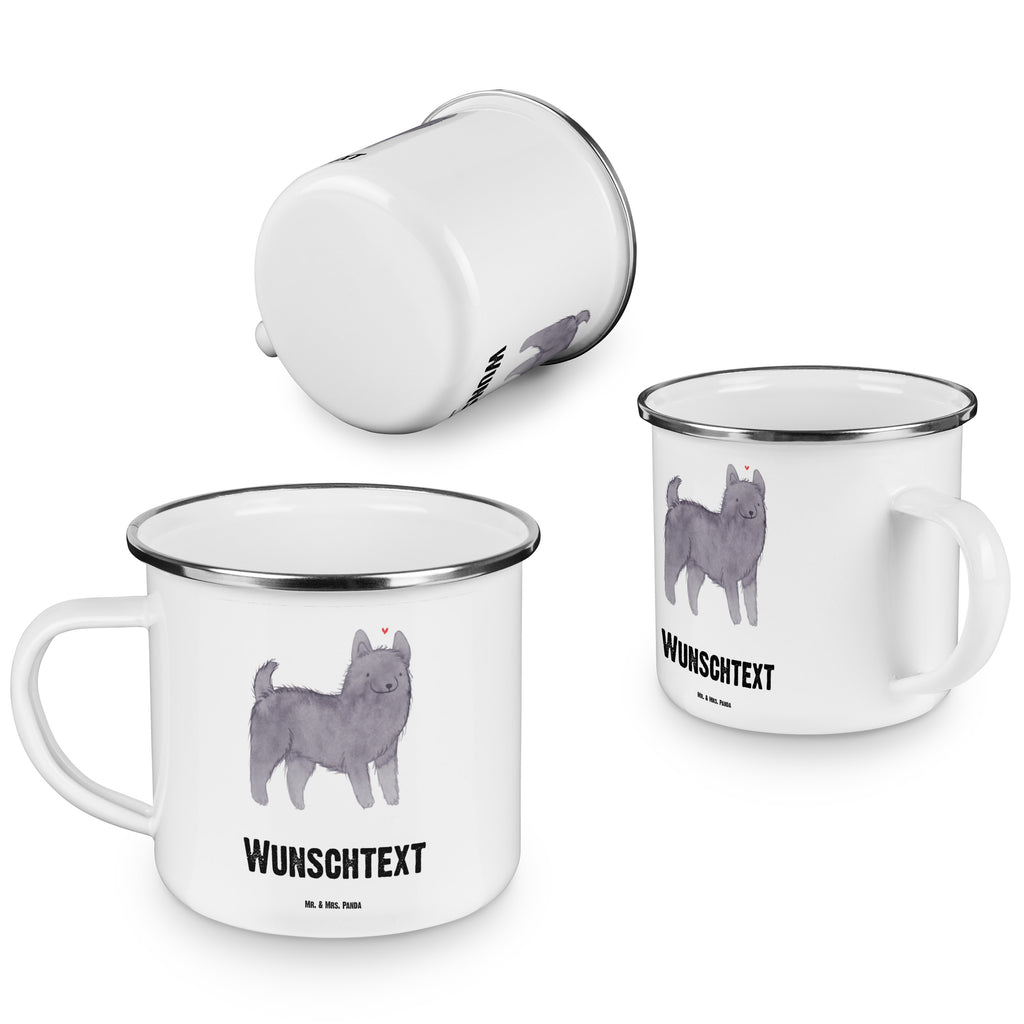 Personalisierte Emaille Tasse Schipperke Lebensretter Emaille Tasse personalisiert, Emaille Tasse mit Namen, Campingtasse personalisiert, Namenstasse, Campingtasse bedrucken, Campinggeschirr personalsisert, Hund, Hunderasse, Rassehund, Hundebesitzer, Geschenk, Tierfreund, Schenken, Welpe, Schipperke, belgische Hunderasse