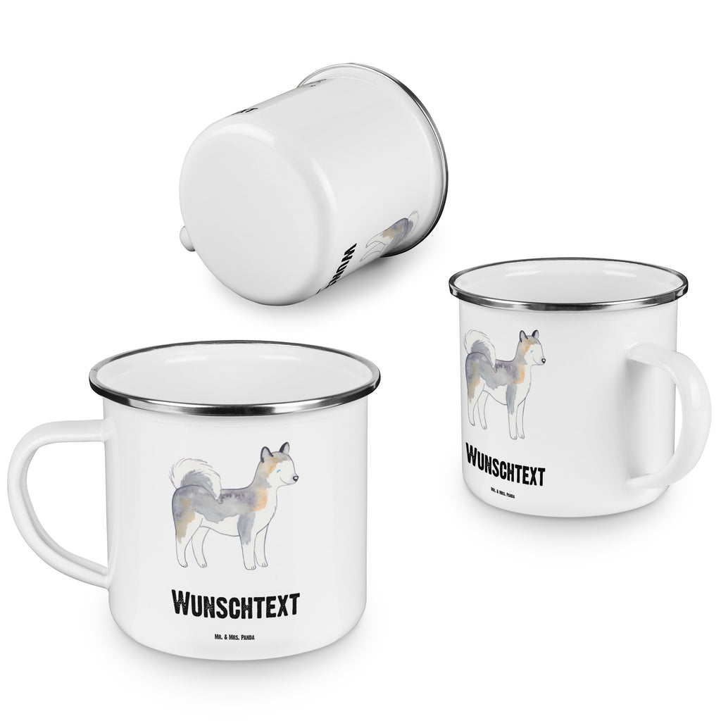 Personalisierte Emaille Tasse Siberian Husky Lebensretter Emaille Tasse personalisiert, Emaille Tasse mit Namen, Campingtasse personalisiert, Namenstasse, Campingtasse bedrucken, Campinggeschirr personalsisert, Hund, Hunderasse, Rassehund, Hundebesitzer, Geschenk, Tierfreund, Schenken, Welpe, Siberian Husky
