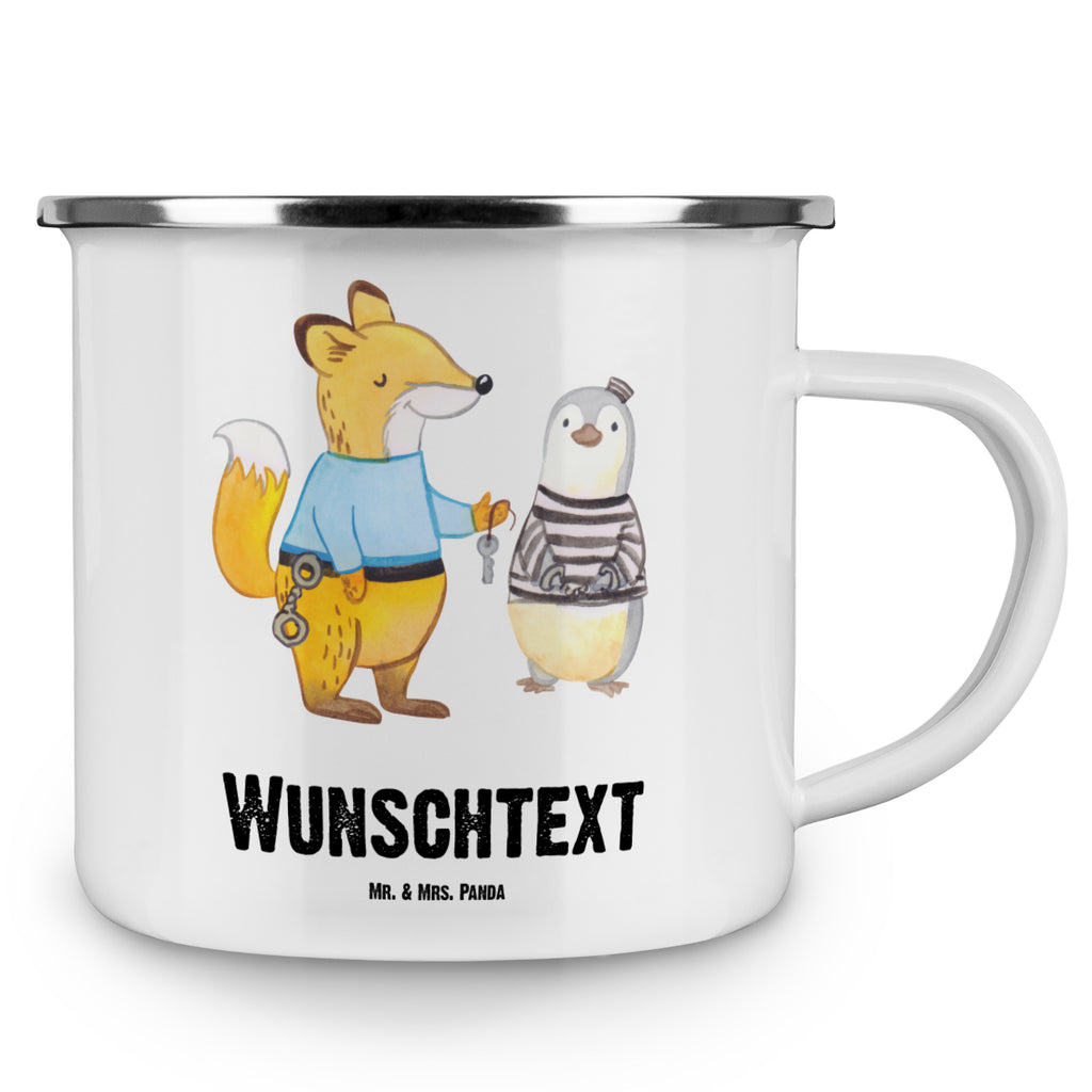 Personalisierte Emaille Tasse Justizvollzugsbeamter mit Herz Emaille Tasse personalisiert, Emaille Tasse mit Namen, Campingtasse personalisiert, Namenstasse, Campingtasse bedrucken, Campinggeschirr personalsisert, Beruf, Ausbildung, Jubiläum, Abschied, Rente, Kollege, Kollegin, Geschenk, Schenken, Arbeitskollege, Mitarbeiter, Firma, Danke, Dankeschön, Gefängniswärter, Justizvollzugsbeamter
