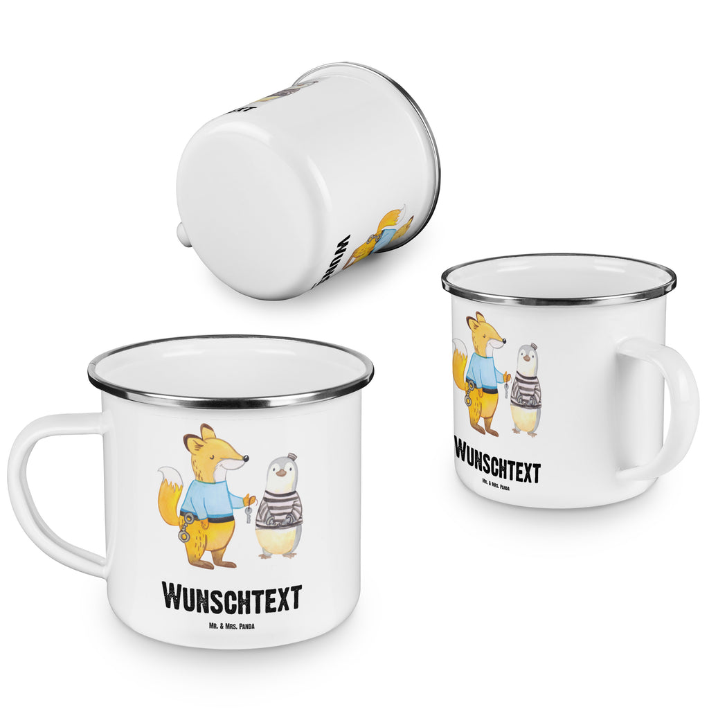 Personalisierte Emaille Tasse Justizvollzugsbeamter mit Herz Emaille Tasse personalisiert, Emaille Tasse mit Namen, Campingtasse personalisiert, Namenstasse, Campingtasse bedrucken, Campinggeschirr personalsisert, Beruf, Ausbildung, Jubiläum, Abschied, Rente, Kollege, Kollegin, Geschenk, Schenken, Arbeitskollege, Mitarbeiter, Firma, Danke, Dankeschön, Gefängniswärter, Justizvollzugsbeamter
