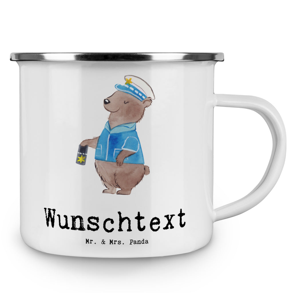 Personalisierte Emaille Tasse Polizistin mit Herz Emaille Tasse personalisiert, Emaille Tasse mit Namen, Campingtasse personalisiert, Namenstasse, Campingtasse bedrucken, Campinggeschirr personalsisert, Beruf, Ausbildung, Jubiläum, Abschied, Rente, Kollege, Kollegin, Geschenk, Schenken, Arbeitskollege, Mitarbeiter, Firma, Danke, Dankeschön, Polizistin, Polizeibeamtin, Wachfrau, Cop, Polizei, Studium