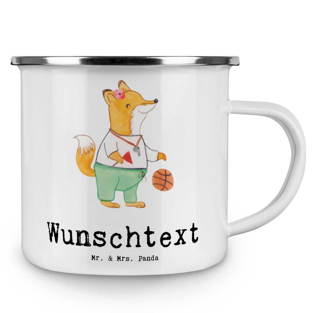 Personalisierte Emaille Tasse Basketballtrainerin mit Herz Emaille Tasse personalisiert, Emaille Tasse mit Namen, Campingtasse personalisiert, Namenstasse, Campingtasse bedrucken, Campinggeschirr personalsisert, Beruf, Ausbildung, Jubiläum, Abschied, Rente, Kollege, Kollegin, Geschenk, Schenken, Arbeitskollege, Mitarbeiter, Firma, Danke, Dankeschön, Basketballtrainerin, Basketball, Sport, Ballsport, Basketballcoach, Basketballerin, Verein
