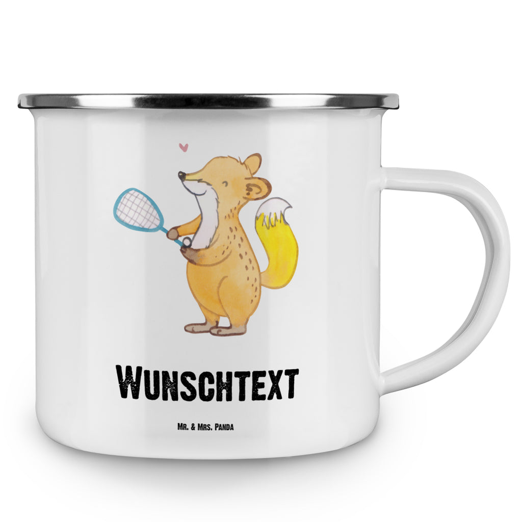 Personalisierte Emaille Tasse Fuchs Squash spielen Tage Emaille Tasse personalisiert, Emaille Tasse mit Namen, Campingtasse personalisiert, Namenstasse, Campingtasse bedrucken, Campinggeschirr personalsisert, Geschenk, Sport, Sportart, Hobby, Schenken, Danke, Dankeschön, Auszeichnung, Gewinn, Sportler, Squash spielen, Squashhalle, Ballsport