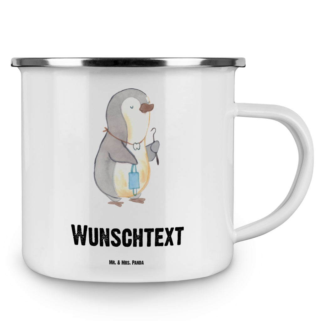 Personalisierte Emaille Tasse Zahnarzthelfer mit Herz Emaille Tasse personalisiert, Emaille Tasse mit Namen, Campingtasse personalisiert, Namenstasse, Campingtasse bedrucken, Campinggeschirr personalsisert, Beruf, Ausbildung, Jubiläum, Abschied, Rente, Kollege, Kollegin, Geschenk, Schenken, Arbeitskollege, Mitarbeiter, Firma, Danke, Dankeschön