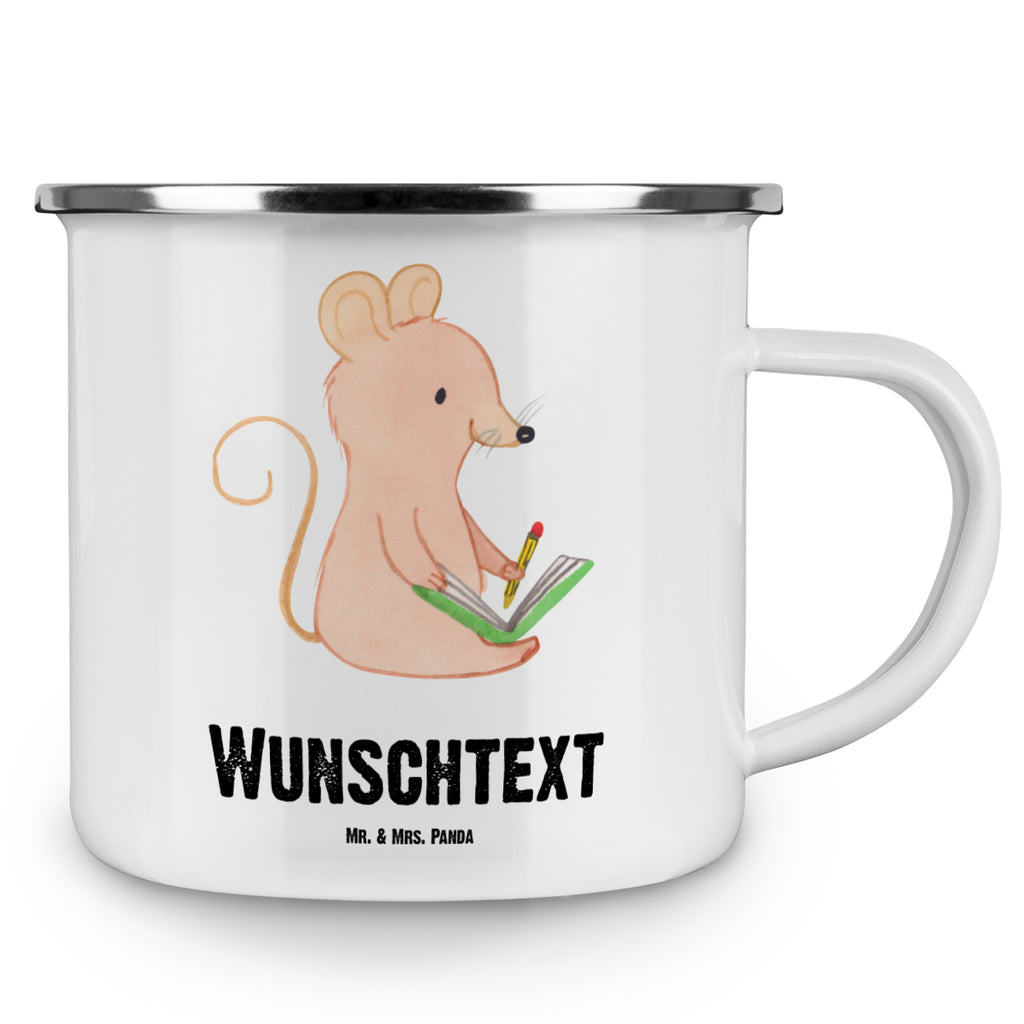 Personalisierte Emaille Tasse Maus Kreatives Schreiben Tage Emaille Tasse personalisiert, Emaille Tasse mit Namen, Campingtasse personalisiert, Namenstasse, Campingtasse bedrucken, Campinggeschirr personalsisert, Geschenk, Sport, Sportart, Hobby, Schenken, Danke, Dankeschön, Auszeichnung, Gewinn, Sportler, Kreatives Schreiben, creative writing, Literatur schreiben