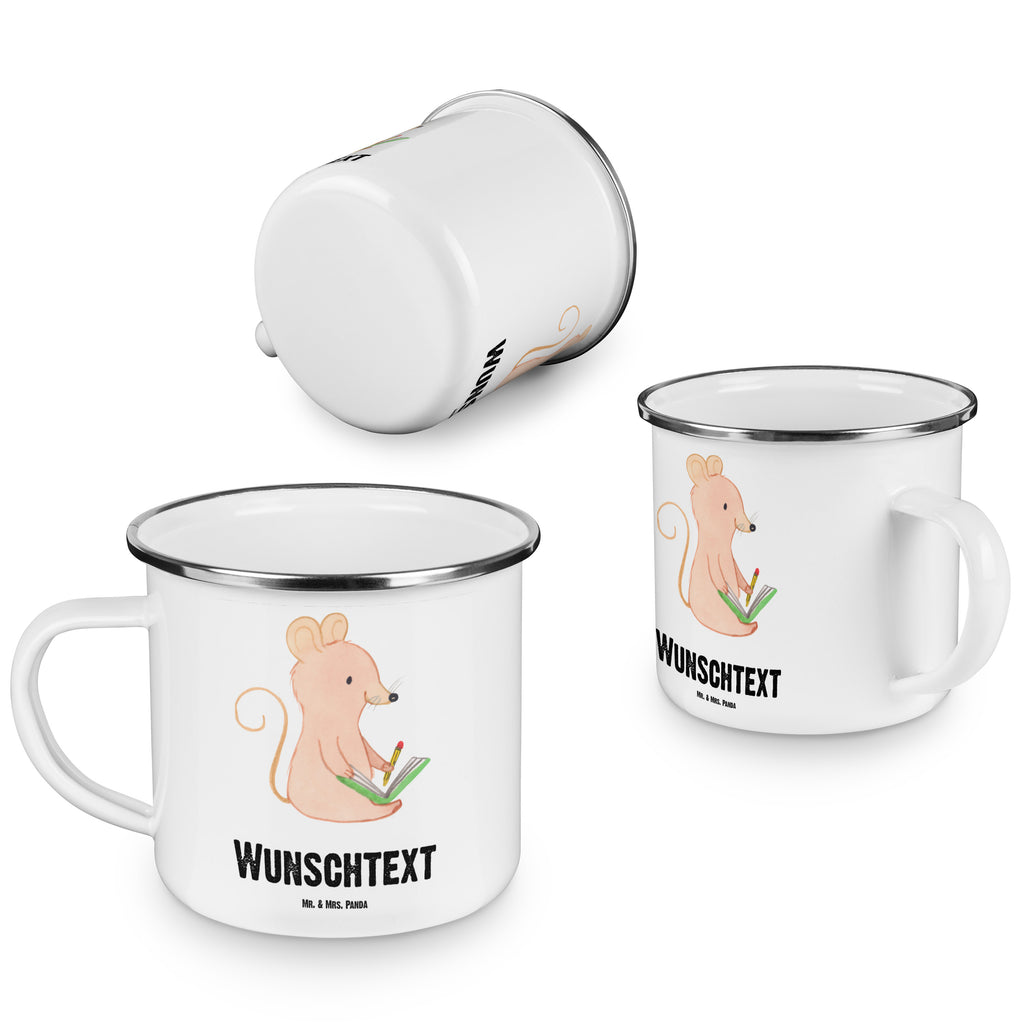 Personalisierte Emaille Tasse Maus Kreatives Schreiben Tage Emaille Tasse personalisiert, Emaille Tasse mit Namen, Campingtasse personalisiert, Namenstasse, Campingtasse bedrucken, Campinggeschirr personalsisert, Geschenk, Sport, Sportart, Hobby, Schenken, Danke, Dankeschön, Auszeichnung, Gewinn, Sportler, Kreatives Schreiben, creative writing, Literatur schreiben