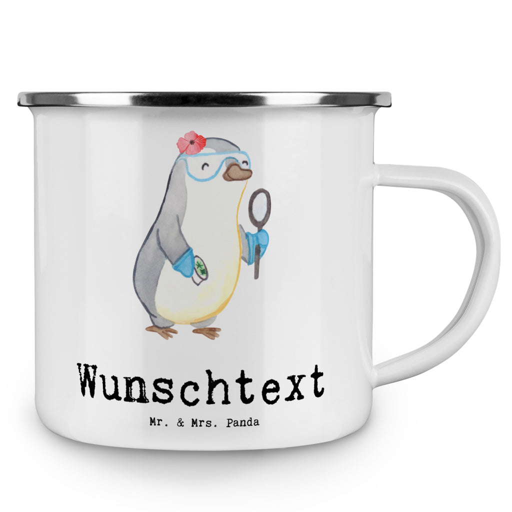 Personalisierte Emaille Tasse Biologin mit Herz Emaille Tasse personalisiert, Emaille Tasse mit Namen, Campingtasse personalisiert, Namenstasse, Campingtasse bedrucken, Campinggeschirr personalsisert, Beruf, Ausbildung, Jubiläum, Abschied, Rente, Kollege, Kollegin, Geschenk, Schenken, Arbeitskollege, Mitarbeiter, Firma, Danke, Dankeschön, Biologin, Biologie, Naturwissenschaftlerin, Labor, Studium, Bachelor, Master
