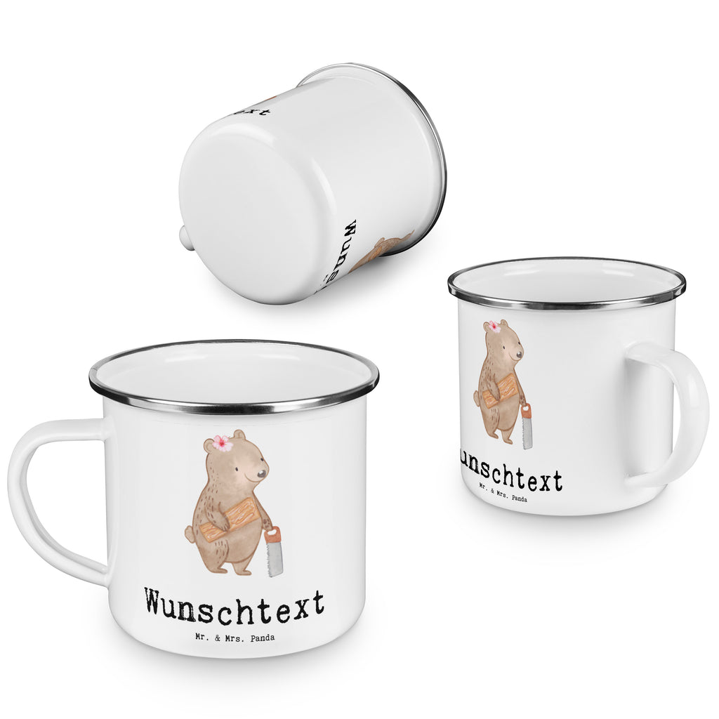 Personalisierte Emaille Tasse Restauratorin mit Herz Emaille Tasse personalisiert, Emaille Tasse mit Namen, Campingtasse personalisiert, Namenstasse, Campingtasse bedrucken, Campinggeschirr personalsisert, Beruf, Ausbildung, Jubiläum, Abschied, Rente, Kollege, Kollegin, Geschenk, Schenken, Arbeitskollege, Mitarbeiter, Firma, Danke, Dankeschön