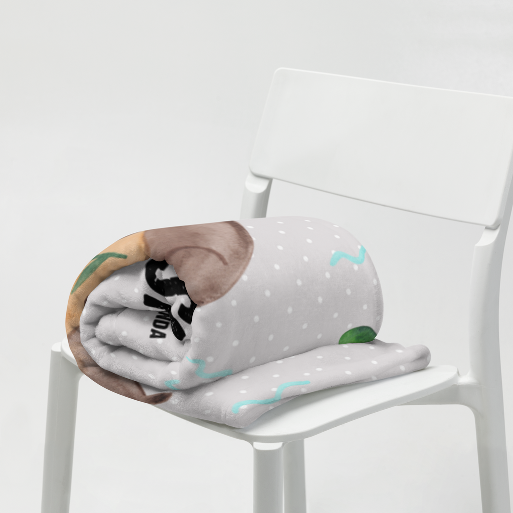 Babydecke mit Namen Otter mit Seerose Babdyecke personalisiert, Babydecke mit Namen, Babydecke bedrucken, Babygeschenk personalisiet, Babygeschenk mit Namen, Krabbeldecke mit Namen, Krabbeldecke personalisiert, Otter, Fischotter, Seeotter, Otter Seeotter See Otter