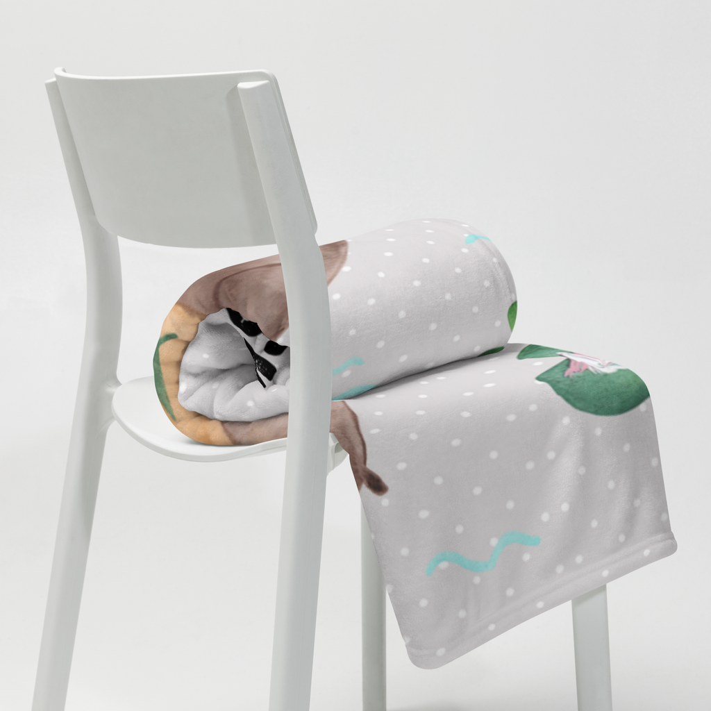 Babydecke mit Namen Otter mit Seerose Babdyecke personalisiert, Babydecke mit Namen, Babydecke bedrucken, Babygeschenk personalisiet, Babygeschenk mit Namen, Krabbeldecke mit Namen, Krabbeldecke personalisiert, Otter, Fischotter, Seeotter, Otter Seeotter See Otter
