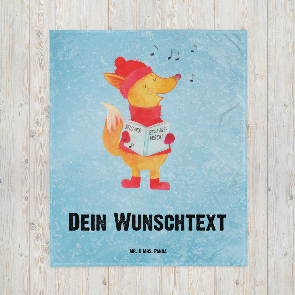 Babydecke mit Namen Fuchs Sänger Babdyecke personalisiert, Babydecke mit Namen, Babydecke bedrucken, Babygeschenk personalisiet, Babygeschenk mit Namen, Krabbeldecke mit Namen, Krabbeldecke personalisiert, Winter, Weihnachten, Weihnachtsdeko, Nikolaus, Advent, Heiligabend, Wintermotiv, Fuchs, Füchse, Sänger, Geschenk Sänger, Singen, Weihnachtslieder