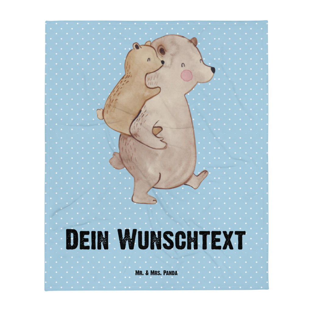 Babydecke mit Namen Papa Bär Babdyecke personalisiert, Babydecke mit Namen, Babydecke bedrucken, Babygeschenk personalisiet, Babygeschenk mit Namen, Krabbeldecke mit Namen, Krabbeldecke personalisiert, Familie, Vatertag, Muttertag, Bruder, Schwester, Mama, Papa, Oma, Opa, Geschenk, Vater, Papi, Vati, Onkel, Geburtstag
