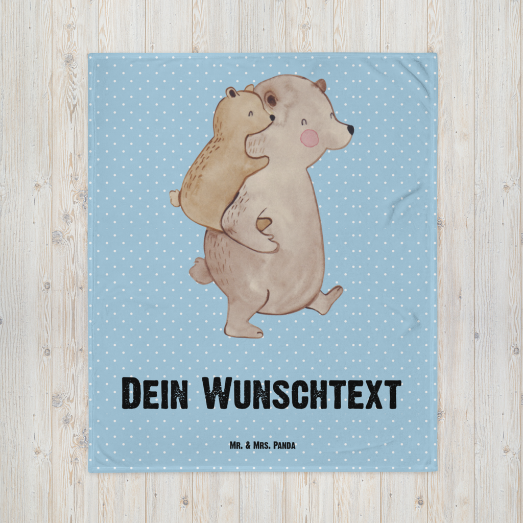 Babydecke mit Namen Papa Bär Babdyecke personalisiert, Babydecke mit Namen, Babydecke bedrucken, Babygeschenk personalisiet, Babygeschenk mit Namen, Krabbeldecke mit Namen, Krabbeldecke personalisiert, Familie, Vatertag, Muttertag, Bruder, Schwester, Mama, Papa, Oma, Opa, Geschenk, Vater, Papi, Vati, Onkel, Geburtstag
