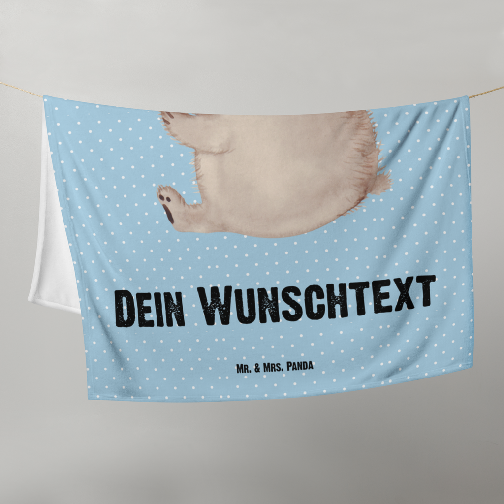 Babydecke mit Namen Bär mit Marienkäfer Babdyecke personalisiert, Babydecke mit Namen, Babydecke bedrucken, Babygeschenk personalisiet, Babygeschenk mit Namen, Krabbeldecke mit Namen, Krabbeldecke personalisiert, Bär, Teddy, Teddybär, Marienkäfer, Liebe, Freiheit, Motivation, Das Leben ist schön