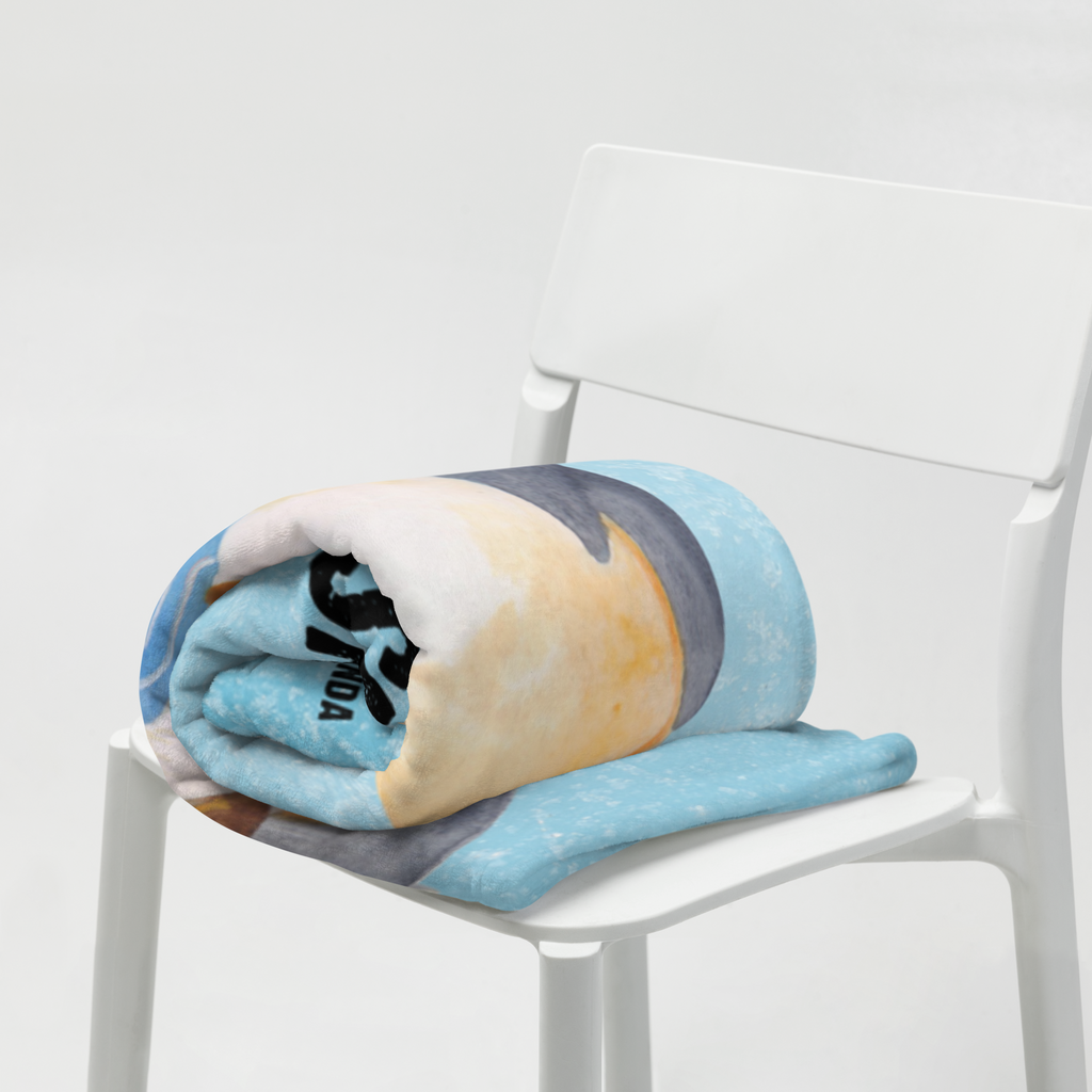 Babydecke mit Namen Pinguin Lolli Babdyecke personalisiert, Babydecke mit Namen, Babydecke bedrucken, Babygeschenk personalisiet, Babygeschenk mit Namen, Krabbeldecke mit Namen, Krabbeldecke personalisiert, Pinguin, Pinguine, Lolli, Süßigkeiten, Blödsinn, Spruch, Rebell, Gauner, Ganove, Rabauke