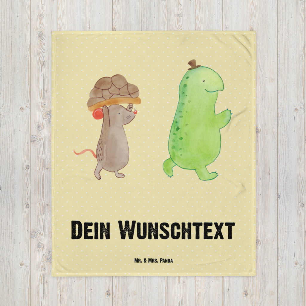 Babydecke mit Namen Schildkröte & Maus Babdyecke personalisiert, Babydecke mit Namen, Babydecke bedrucken, Babygeschenk personalisiet, Babygeschenk mit Namen, Krabbeldecke mit Namen, Krabbeldecke personalisiert, Schildkröte, Maus, Freunde, Freundinnen, beste Freunde, beste Freundinnen