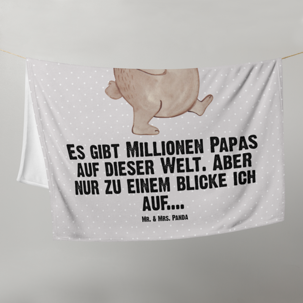 Babydecke Papa Bär Babydecke, Babygeschenk, Geschenk Geburt, Babyecke Kuscheldecke, Krabbeldecke, Familie, Vatertag, Muttertag, Bruder, Schwester, Mama, Papa, Oma, Opa, Geschenk, Vater, Papi, Vati, Onkel, Geburtstag