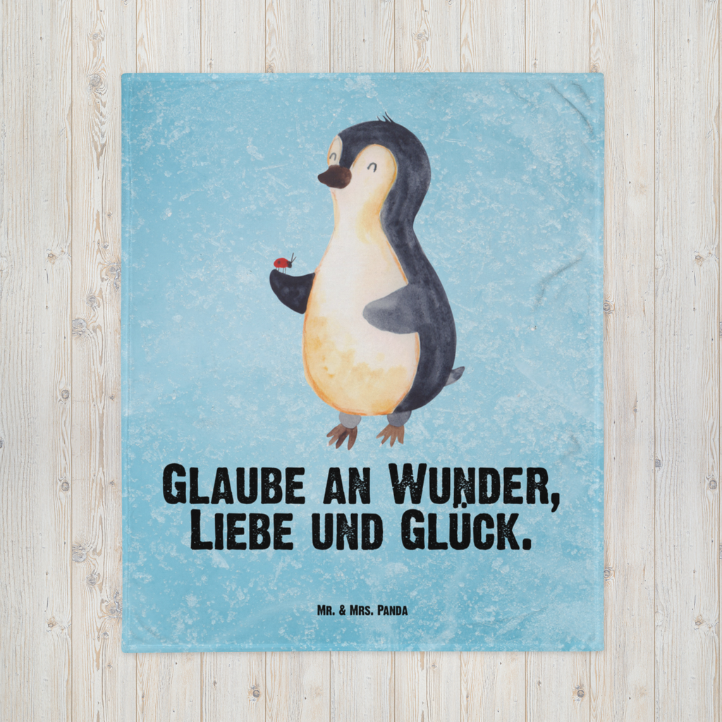 Babydecke Pinguin Marienkäfer Babydecke, Babygeschenk, Geschenk Geburt, Babyecke Kuscheldecke, Krabbeldecke, Pinguin, Pinguine, Marienkäfer, Liebe, Wunder, Glück, Freude, Lebensfreude