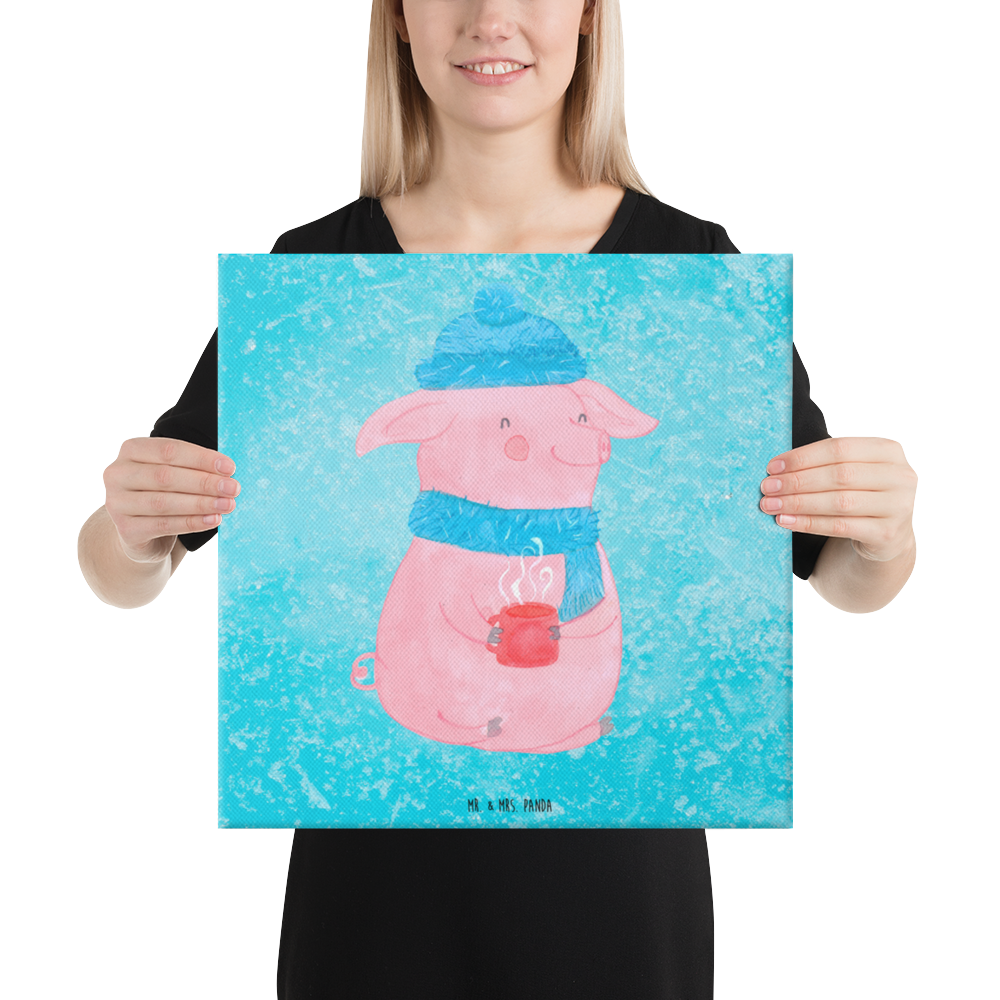 Leinwand Bild Glühschwein Leinwand, Bild, Kunstdruck, Wanddeko, Dekoration, Winter, Weihnachten, Weihnachtsdeko, Nikolaus, Advent, Heiligabend, Wintermotiv, Glühschwein, Glühwein, Weihnachtsmarkt, Punsch