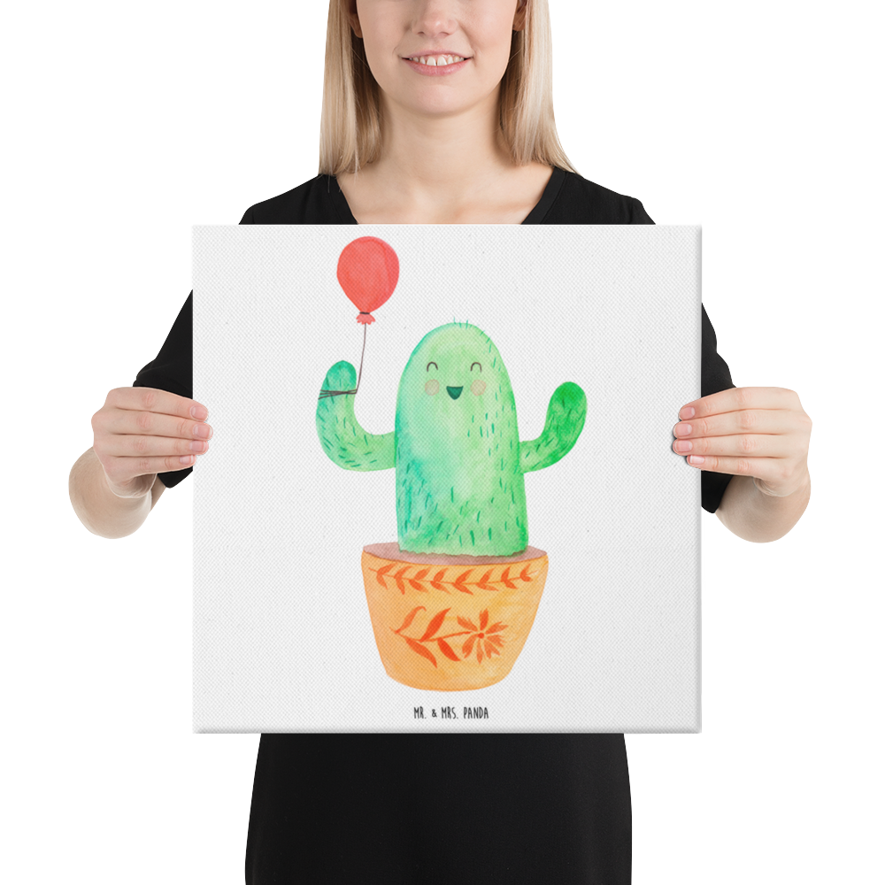 Leinwand Bild Kaktus Luftballon Leinwand, Bild, Kunstdruck, Wanddeko, Dekoration, Kaktus, Kakteen, Luftballon, Neustart, Freude, Büro, Stress, Büroalltag, Freundin, Freund, Ausbildung, Prüfung
