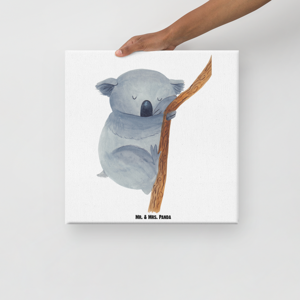 Leinwand Bild Koalabär Leinwand, Bild, Kunstdruck, Wanddeko, Dekoration, Tiermotive, Gute Laune, lustige Sprüche, Tiere, Koala, träumen, Traum, schlafen, Schlafzimmer, Traumland, Bär, Koalabär
