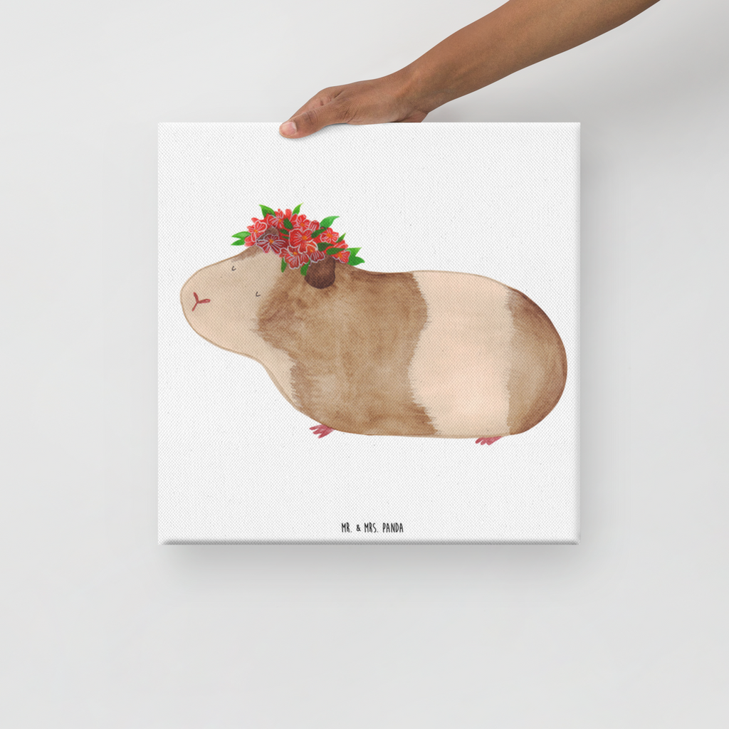 Leinwand Bild Meerschweinchen weise Meerschweinchen, Meerie, Meeries, Wunder, Blumenkind, Realität, Spruch, Weisheit, Motivation, Wunderland Leinwand, Bild, Kunstdruck, Wanddeko, Dekoration  süße Tiermotive, gute Laune, lustige Sprüche, Tiere