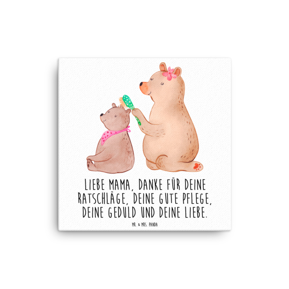 Leinwand Bild Bär mit Kind Leinwand, Bild, Kunstdruck, Wanddeko, Dekoration, Familie, Vatertag, Muttertag, Bruder, Schwester, Mama, Papa, Oma, Opa, Geschenk, Mutti, Mutter