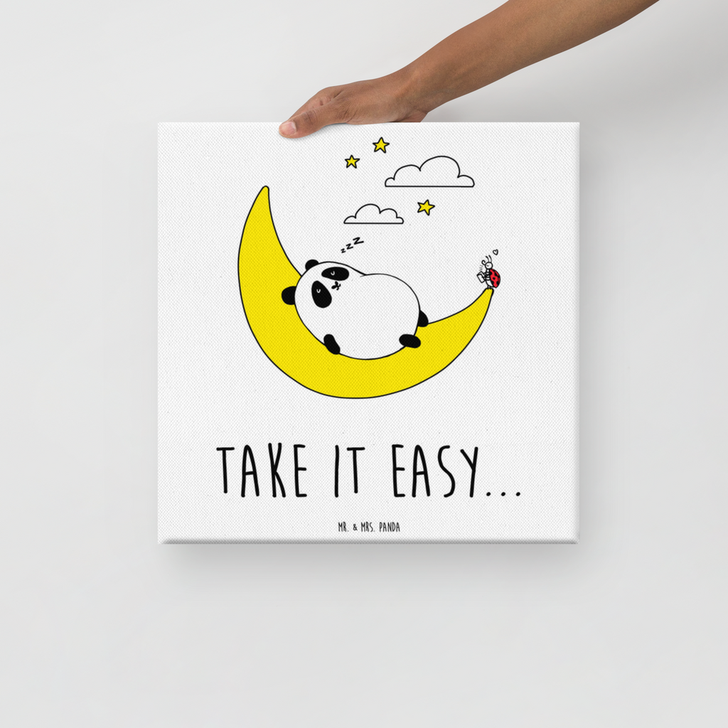 Leinwand Bild Easy & Peasy Take it Easy  Leinwand, Bild, Kunstdruck, Wanddeko, Dekoration  