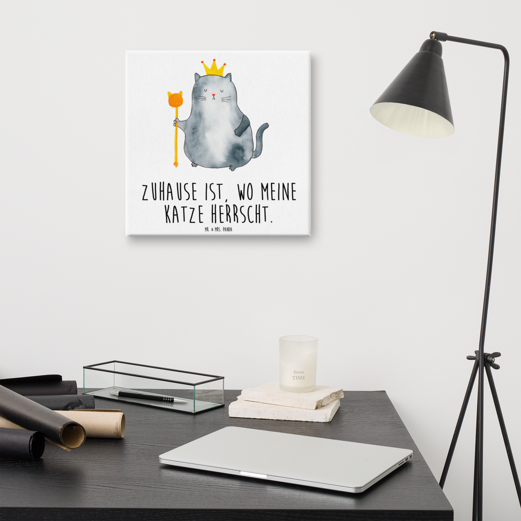 Leinwand Bild Katzen Koenig Leinwand, Bild, Kunstdruck, Wanddeko, Dekoration, Katze, Katzenmotiv, Katzenfan, Katzendeko, Katzenfreund, Katzenliebhaber, Katzenprodukte, Katzenartikel, Katzenaccessoires, Katzensouvenirs, Katzenliebhaberprodukte, Katzenmotive, Katzen, Kater, Mietze, Cat, Cats, Katzenhalter, Katzenbesitzerin, Haustier, König, Königin, Queen, Familie, Mietzhaus, Wohnung, erste eigenen Wohnung, Umzug, Einzug