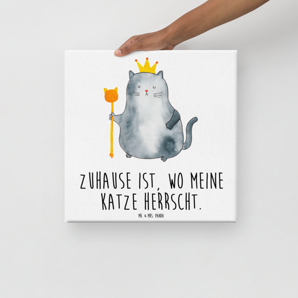 Leinwand Bild Katzen Koenig Leinwand, Bild, Kunstdruck, Wanddeko, Dekoration, Katze, Katzenmotiv, Katzenfan, Katzendeko, Katzenfreund, Katzenliebhaber, Katzenprodukte, Katzenartikel, Katzenaccessoires, Katzensouvenirs, Katzenliebhaberprodukte, Katzenmotive, Katzen, Kater, Mietze, Cat, Cats, Katzenhalter, Katzenbesitzerin, Haustier, König, Königin, Queen, Familie, Mietzhaus, Wohnung, erste eigenen Wohnung, Umzug, Einzug