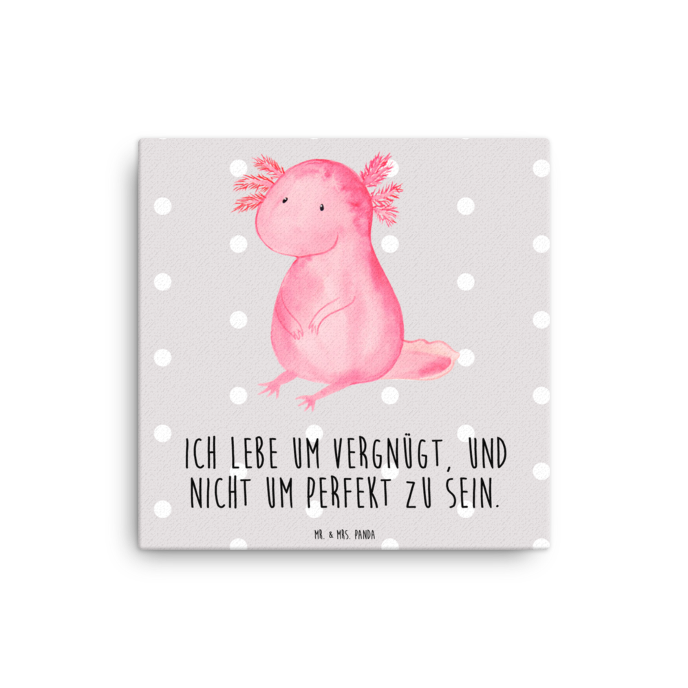 Leinwand Bild Axolotl Leinwand, Bild, Kunstdruck, Wanddeko, Dekoration, Axolotl, Molch, Axolot, vergnügt, fröhlich, zufrieden, Lebensstil, Weisheit, Lebensweisheit, Liebe, Freundin