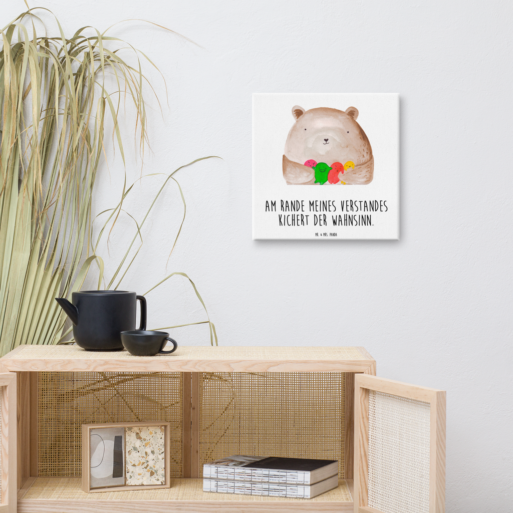 Leinwand Bild Bär Gefühl Leinwand, Bild, Kunstdruck, Wanddeko, Dekoration, Bär, Teddy, Teddybär, Wahnsinn, Verrückt, Durchgedreht