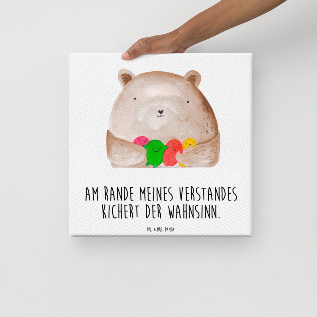 Leinwand Bild Bär Gefühl Leinwand, Bild, Kunstdruck, Wanddeko, Dekoration, Bär, Teddy, Teddybär, Wahnsinn, Verrückt, Durchgedreht