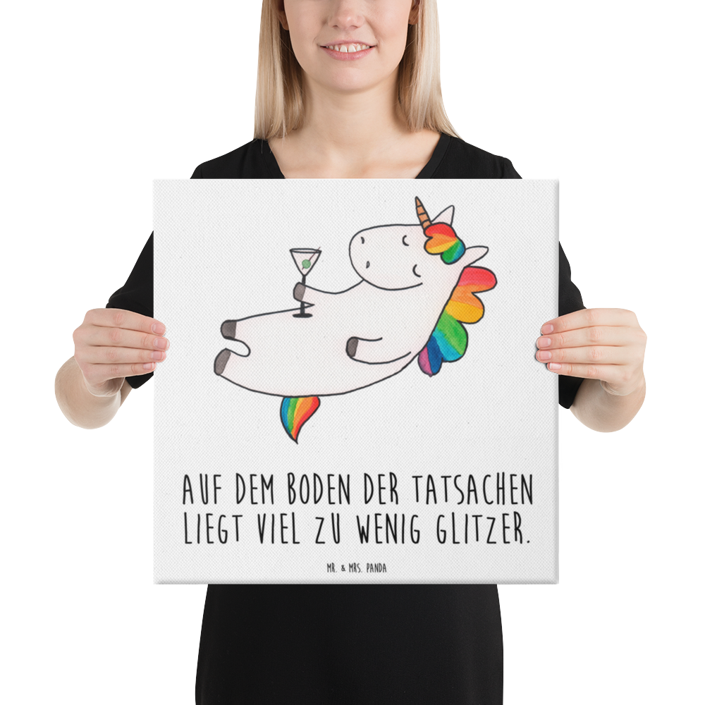Leinwand Bild Einhorn Cocktail Leinwand, Bild, Kunstdruck, Wanddeko, Dekoration, Einhorn, Einhörner, Einhorn Deko, Pegasus, Unicorn, Party, Spaß, Feiern, Caipirinha, Rum, Cuba Libre, Sekt, Freundin, Geburtstag, lustig, witzig, Spruch, Glitzer
