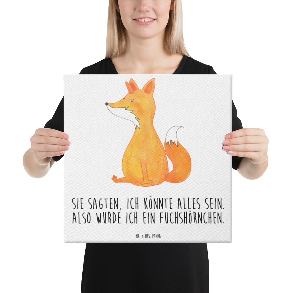 Leinwand Bild Fuchshörnchen Wunsch Leinwand, Bild, Kunstdruck, Wanddeko, Dekoration, Einhorn, Einhörner, Einhorn Deko, Pegasus, Unicorn, Fuchs, Unicorns, Fuchshörnchen, Fuchshorn, Foxycorn, Füchse