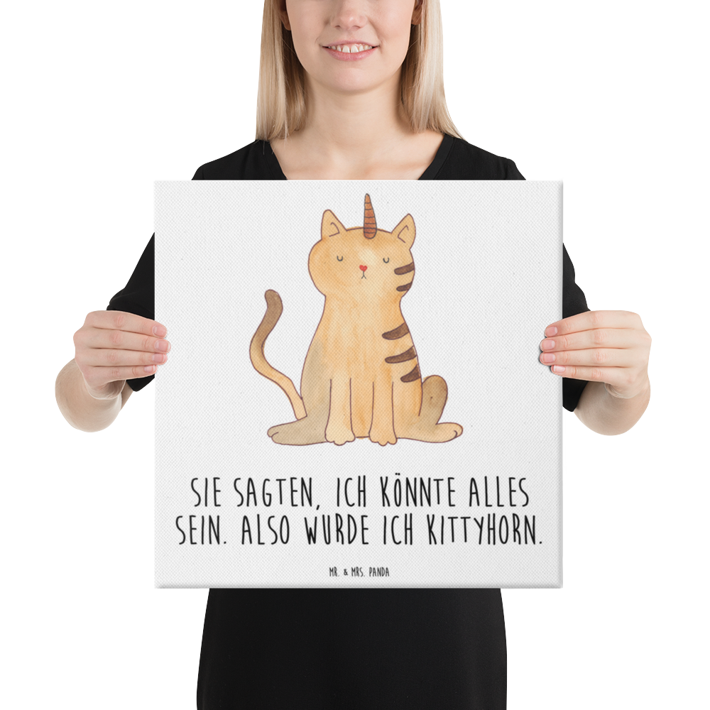 Leinwand Bild Einhorn Katze Leinwand, Bild, Kunstdruck, Wanddeko, Dekoration, Einhorn, Einhörner, Einhorn Deko, Pegasus, Unicorn, Katzer, Mieze, Regenbogen, Glitzer, Einhornpower, Erwachsenwerden, Katze, Katzenhorn, Einhornkatze, Kittyhorn