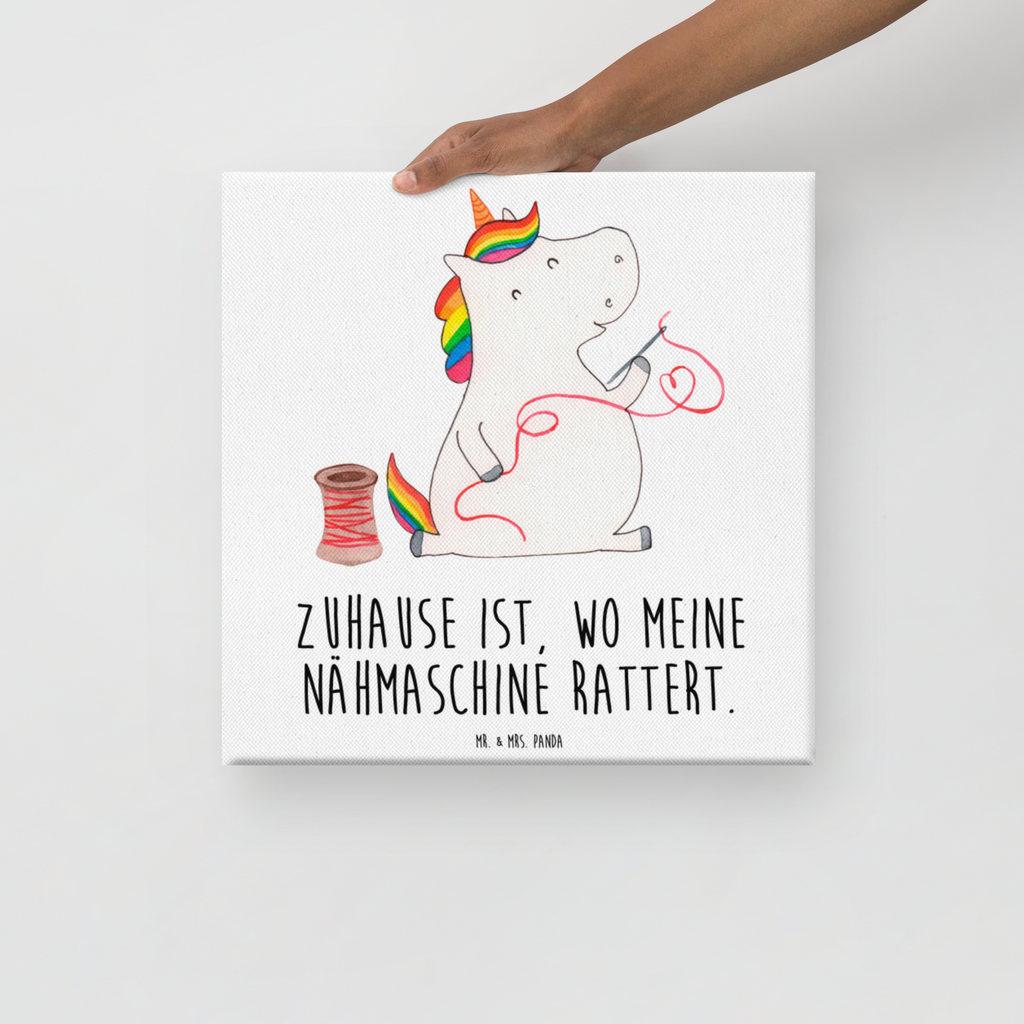 Leinwand Bild Einhorn Näherin Leinwand, Bild, Kunstdruck, Wanddeko, Dekoration, Einhorn, Einhörner, Einhorn Deko, Pegasus, Unicorn, Näherin, nähen, Mädchen, Freundin, Häkeln, Stricken, basteln, Nähzimmer