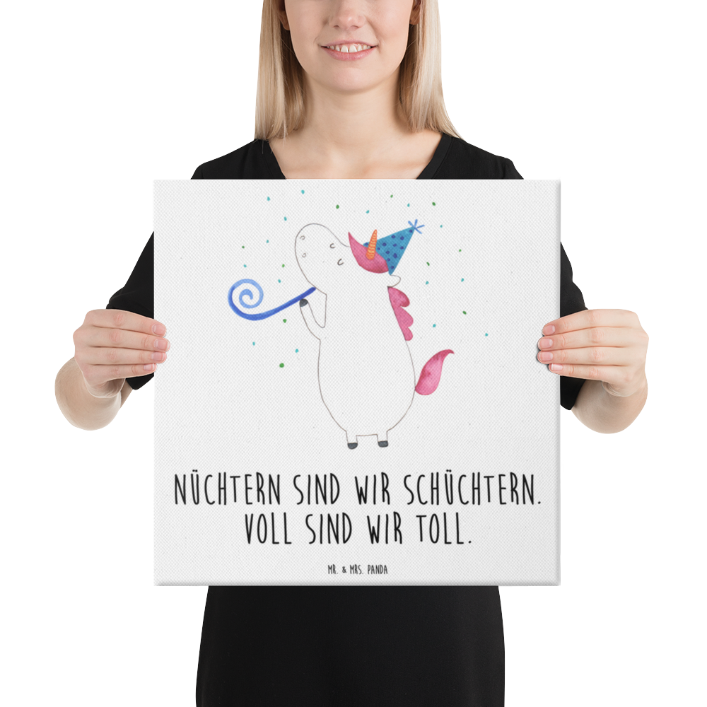 Leinwand Bild Einhorn Party Leinwand, Bild, Kunstdruck, Wanddeko, Dekoration, Einhorn, Einhörner, Einhorn Deko, Pegasus, Unicorn, Glitzer, Konfetti, Party, Geburtstag, Feier, Fest, Alkohol, Disco, Club