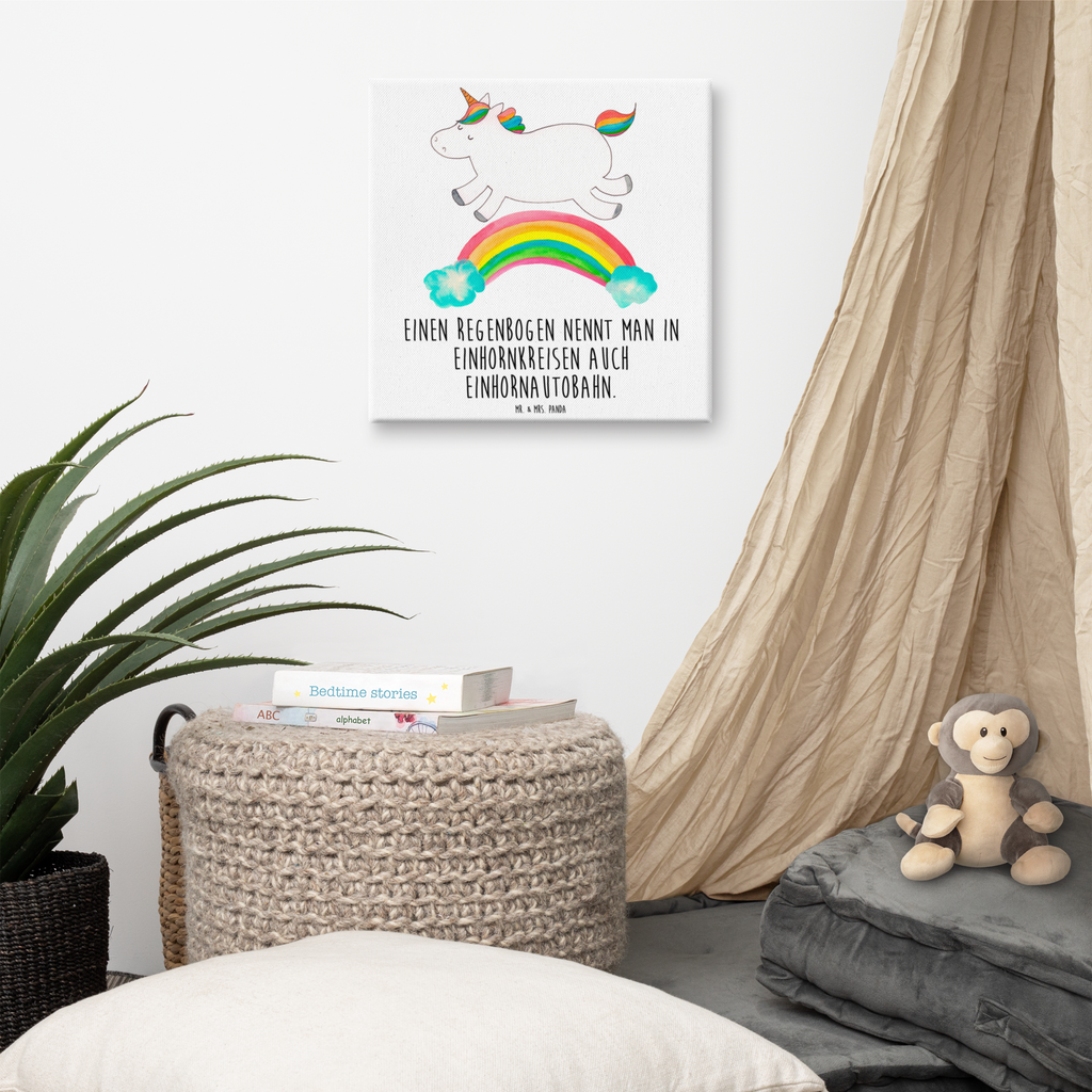 Leinwand Bild Einhorn Regenbogen Leinwand, Bild, Kunstdruck, Wanddeko, Dekoration, Einhorn, Einhörner, Einhorn Deko, Pegasus, Unicorn, Regenbogen, Glitzer, Einhornpower, Erwachsenwerden, Einhornautobahn